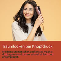 Ondulator automat Grundig EasyCurl HS 6230 – Mov, Fără fir, Înveliș ceramic, LCD, 3 trepte de temperatură, Bucle mari și mici 6