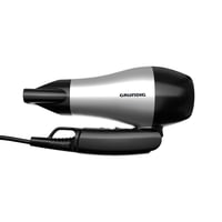 Uscător de păr de voiaj Grundig HD 2200, 1200W, mâner pliabil, 2 trepte de temperatură, utilizare universală, argintiu/negru 5