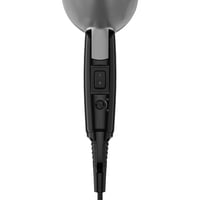 Uscător de păr de voiaj Grundig HD 2200, 1200W, mâner pliabil, 2 trepte de temperatură, utilizare universală, argintiu/negru 4