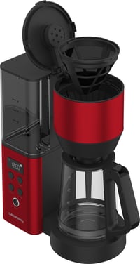 Cafetieră cu filtru Grundig KM 8440 - 1,25 litri, 12 cești, 1000W, temporizator, funcție de menținere la cald, sistem anti-picurare, roșu 2