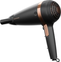 Grundig Naturashine HD 7081 sušilo za kosu 2100W s ionskom funkcijom, uvlačivim kabelom, keramikom, makadamija i kokosovim uljem, crno/ružičasto zlatno 1