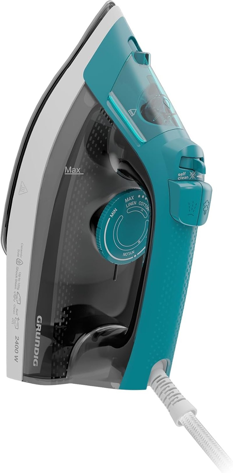 GRUNDIG SI 3550 Gőzölős Vasaló 2400W Kerámia Talppal Antikalk Technológiával