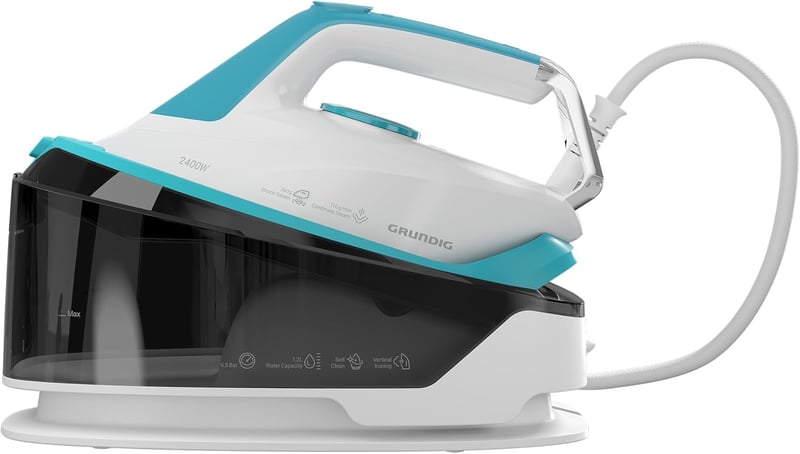 GRUNDIG SIS 6550 gőzvasaló állomás 2400W, 6,5 bar, 110g/min gőz, kerámia talp