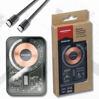 Bezdrôtová powerbanka Grundig 5000 mAh, priehľadná, USB-C, kompatibilná s MagSafe pre iPhone 12 a novšie modely — (stav: pozri 2. obrázok) 13