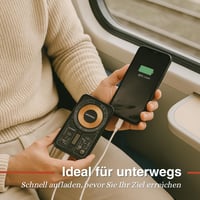 Bezdrôtová powerbanka Grundig 5000 mAh, priehľadná, USB-C, kompatibilná s MagSafe pre iPhone 12 a novšie modely — (stav: pozri 2. obrázok) 9