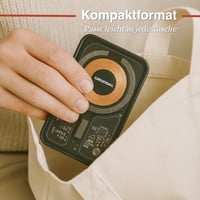 Bezdrôtová powerbanka Grundig 5000 mAh, priehľadná, USB-C, kompatibilná s MagSafe pre iPhone 12 a novšie modely — (stav: pozri 2. obrázok) 10
