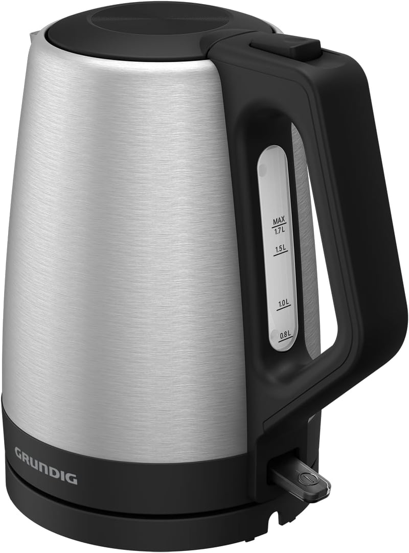 Grundig WK 4420 L Vízforraló 1,7L Rozsdamentes Acél 2200W Automata Kikapcsolás