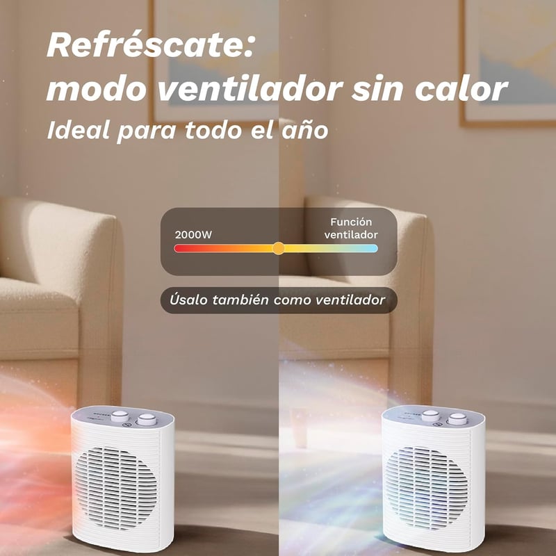 Grunkel CF-2000LINE 2000W Ventilátoros Hősugárzó Termosztáttal és LED Kijelzővel