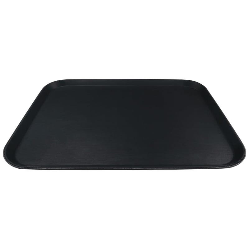 Grunwerg protuklizni plastični pladanj za posluživanje - crni - 55x40 cm