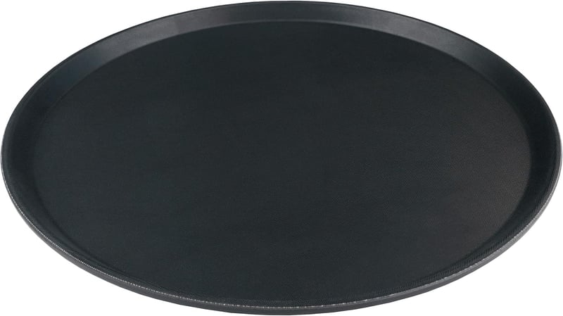 Grunwerg Tuffgrip 27cm Fekete Csúszásmentes Tálca Élelmiszerekhez