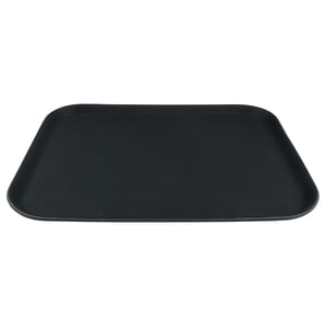 Protišmyková tácka Grunwerg Tuffgrip Super Plastic, 40 x 30 cm, čierna, obdĺžniková, servírovacia tácka