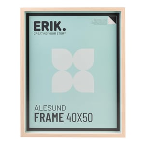 Grupo Erik Alesund okvir za slike 40x50 cm, okvir za fotografije od MDF-a u boji bukve, zidni okvir za diplome, smeđa kućna dekoracija