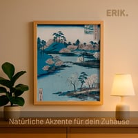 Fotorámik Grupo Erik Alesund 40x50 cm, bukové MDF drevo, nástenný rám na fotky a diplomy, hnedý, bytová dekorácia 5