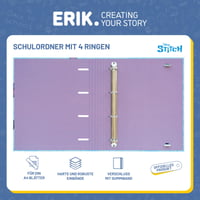 Dosar cu inele A4 Premium Grupo Erik Disney Stitch Tropical, cu 4 inele 2
