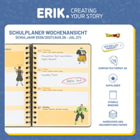 Agendă școlară și planner Grupo Erik Dragon Ball Manga 2026-2027 – Calendar pe an școlar pentru elevi 2