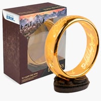 LED nočná lampa Pán prsteňov Grupo Erik – Zlaté náladové osvetlenie, stolová dekorácia pre deti aj dospelých 5