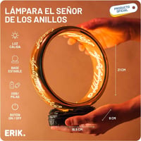 LED nočná lampa Pán prsteňov Grupo Erik – Zlaté náladové osvetlenie, stolová dekorácia pre deti aj dospelých 3