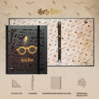 Dosar cu inele premium A4 Grupo Erik Harry Potter, 4 inele 7