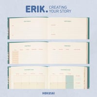 Grupo Erik Hokusai školský diár na roky 2026-2027, formát A5 – 17-mesačný týždenný plánovač pre študentov, darček k začiatku školského roka 3