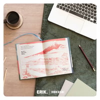 Grupo Erik Hokusai školský diár na roky 2026-2027, formát A5 – 17-mesačný týždenný plánovač pre študentov, darček k začiatku školského roka 5