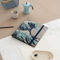 Biblioraft cu Inele Grupo Erik Hokusai Valul din Kanagawa A4 – Mapă cu 4 Inele și Copertă Rigidă, pentru Școală și Birou 5