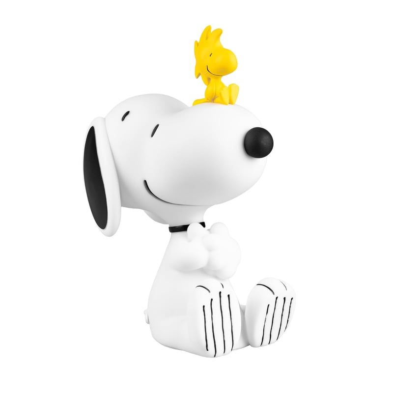 LED lampa Grupo Erik Peanuts Snoopy figúrka – náladové osvetlenie, stolová dekorácia, nočná lampa pre deti aj dospelých – žltá – oficiálna licencia
