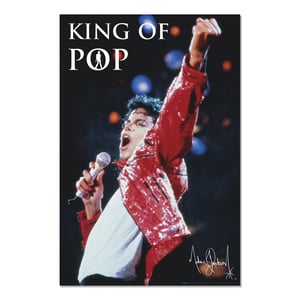 Poster Grupo Erik Michael Jackson Kralj popa 61x91 cm - Dekorativna zidna slika - Službena licenca - Oštećenja na više mjesta (stanje: vidi 2. sliku)