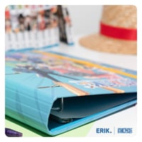 Prémiový šanón so 4 krúžkami Grupo Erik One Piece formátu A4 – Luffy a – Zadná strana je lepkavá a pokrčená (stav: pozri 2. obrázok) 8