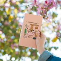 Jurnal de călătorie din trei piese Grupo Erik Pusheen Cat – Idee de cadou Kawaii, caiet și jurnal într-unul singur 7