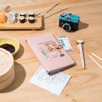 Jurnal de călătorie din trei piese Grupo Erik Pusheen Cat – Idee de cadou Kawaii, caiet și jurnal într-unul singur 2