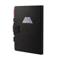 Caiet A5 cu puncte Grupo Erik Star Wars Darth Vader și pix sabie laser - negru 2