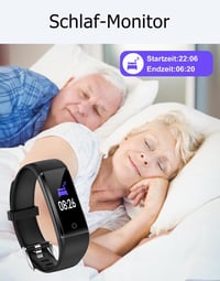 GRV Lépésszámláló Óra Vízálló Fitness Tracker Kalória Alvásmonitor Férfi Női - Black 4