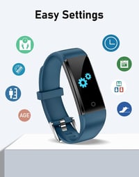 GRV S1A lépésszámláló fitnesz karóra Bluetooth nélkül - kék 3