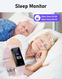 GRV pedométer fitness óra lépés- és kalóriaszámlálóval - rózsaszín 3
