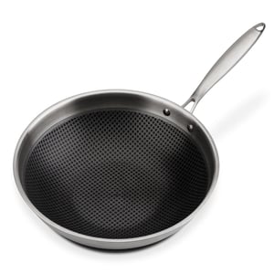 GSW Asia 868402 Wok tava sa staklenim poklopcem, promjer 32 cm, srebrna boja