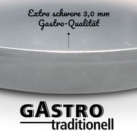 GSW GastroTraditionell 860529 Lyon öntöttvas serpenyő - 32 cm, szürke 4