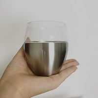 Gteller 3 Rétegű Dupla Falú Rozsdamentes Acél Boros Pohár 250ml - Hőszigetelt Kehely Borhoz, Kávéhoz, Koktélokhoz 6