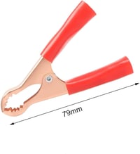GTIWUNG aligátorcsipesz készlet 50A 80 mm - 20 db, piros és fekete 3