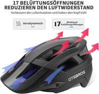 GTSBROS Mountain Bike Sisak Könnyű Unisex Dupla Inmould Technológia 3
