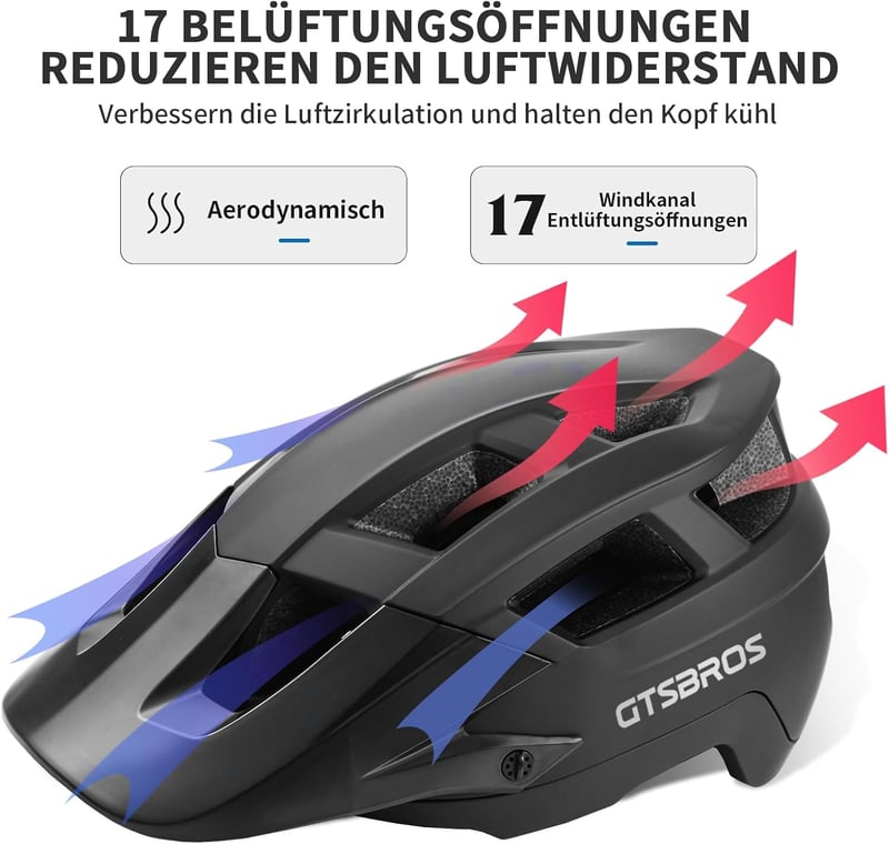 GTSBROS Mountain Bike Sisak Könnyű Unisex Dupla Inmould Technológia