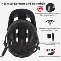 GTSBROS Mountain Bike Sisak Könnyű Unisex Dupla Inmould Technológia 5