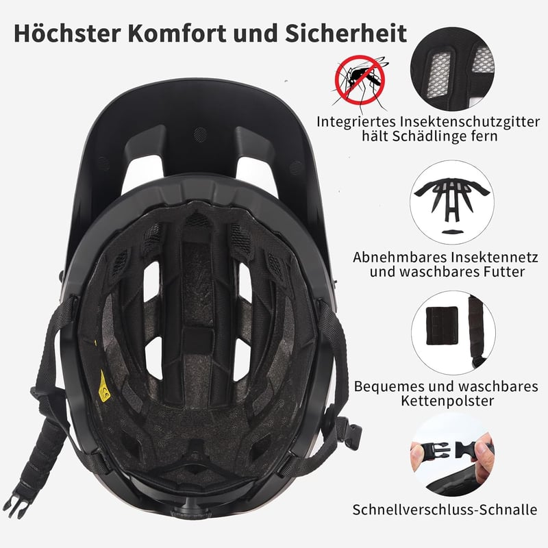 GTSBROS Mountain Bike Sisak Könnyű Unisex Dupla Inmould Technológia