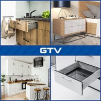 GTV 3DFPO Padló Alatti Vezető Sín – Alsó Szerelés, 3D Szabályozás, Teljes Kihúzás, Nyitás Szinkronizálás, 35 kg Terhelés, L=600 mm 7