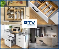 GTV Axis Pro zásuvkový systém - dĺžka 550 mm - výška 200 mm, plný výsuv so Softclose, nosnosť 40 kg, antracit, 14 mm bočnica, kuchynský 7