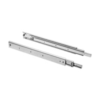 GTV H53 Guľôčkový výsuv s plným výsuvom 53,9x650 mm, pozinkovaná oceľ, 2 mm, nosnosť 100 kg, teleskopický výsuv, 2 ks 1