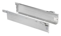 GTV Metalbox Prestige sustav ladica visine 150 mm, dužine 500 mm, sivi organizator ladica za namještaj 1
