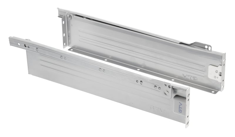 GTV Metalbox Prestige sustav ladica visine 150 mm, dužine 500 mm, sivi organizator ladica za namještaj
