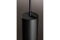 Závesné svietidlo GTV TRESOS II, čierne, 3 objímky GU10 LED, pre škandinávske a moderné interiéry, s nastaviteľnou dĺžkou kábla, hliník, IP20, max. 3x20W 3