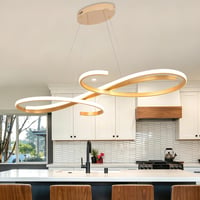 Závesné LED svietidlo Guang Shuo 150 cm nad jedálenský stôl, stmievateľné s diaľkovým ovládaním, teplota farieb 3000K-6500K, lineárne stropné svietidlo do kuchyne 7
