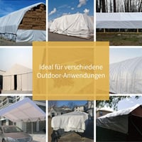 GUARD SHIELD Fehér Lyukacsos Vízálló Takaróponyva 4x8m UV és Korrózióálló 6
